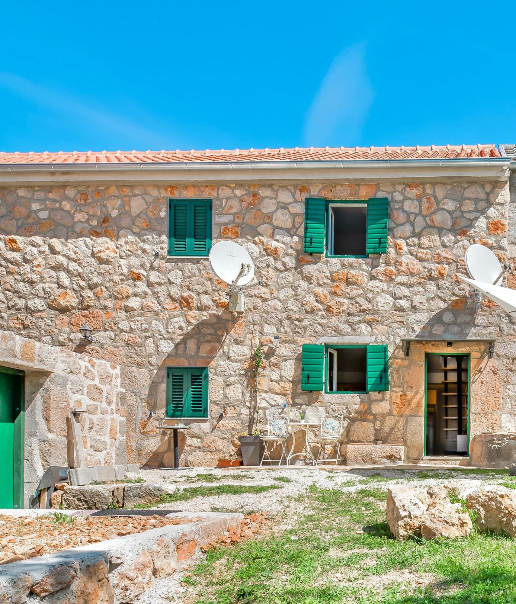 شقة Ventus Green - Stone House Near National Park Paklenica And Sea سيلين المظهر الخارجي الصورة